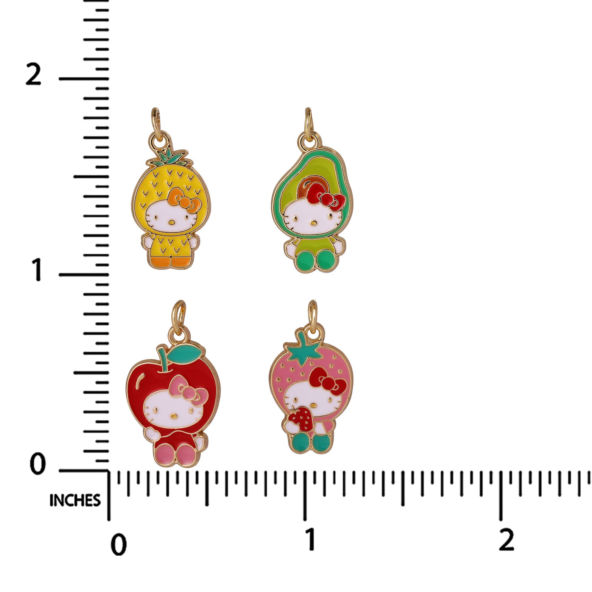 Hello Kitty® Fruit 4-Piece Charm Set